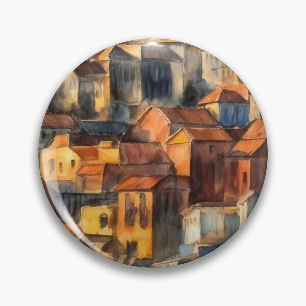 Item preview, Sunlit Village designed and sold by plugsnpixels.