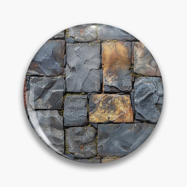 Item preview, Textured Multi-Color Stone Wall with Moss designed and sold by NTGUILTY.