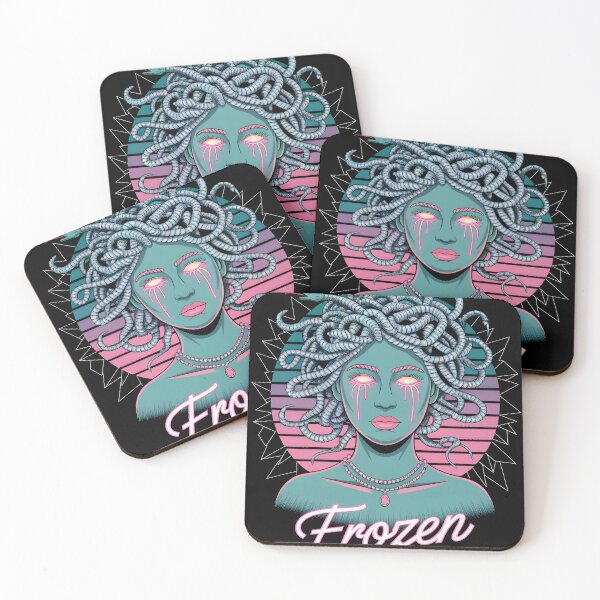 Item preview, Medusa Synthwave: Don't Stare - Neon Streetwear Design designed and sold by AV.