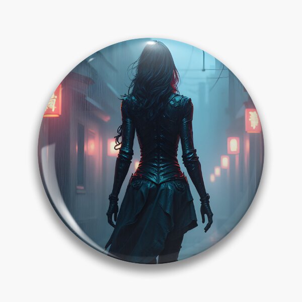 Item preview, Neon Shadows: The Cybernetic Wanderer designed and sold by oanaunciuleanu.
