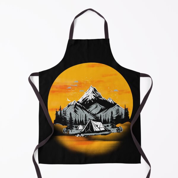 Item preview, Mountains logo round  designed and sold by Echo Aesthetics.