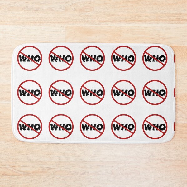 Item preview, Prohibited WHO Sign, Signage, Red Circle, Control,  designed and sold by AASparksDesigns.