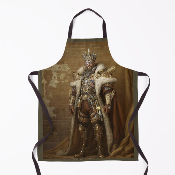 Item preview, Steampunk Man the King in Sepia Brown Shades designed and sold by tarotstarostina.