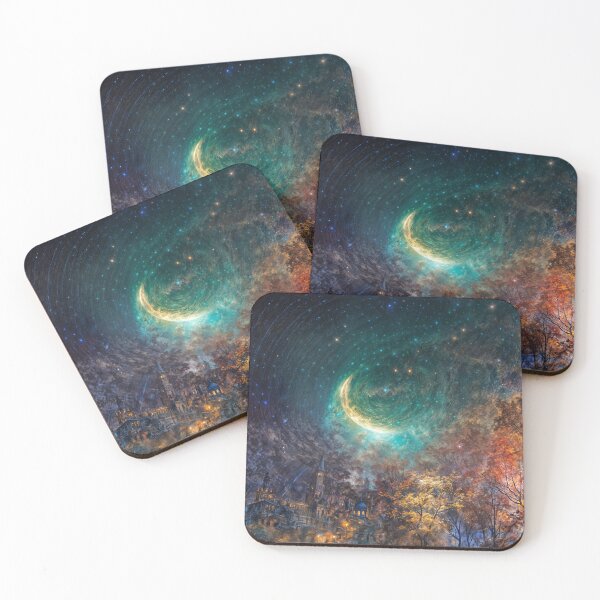 Item preview, Mystical Moonlit Nightscape designed and sold by plugsnpixels.