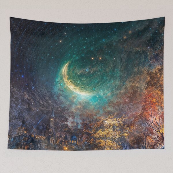 Item preview, Mystical Moonlit Nightscape designed and sold by plugsnpixels.