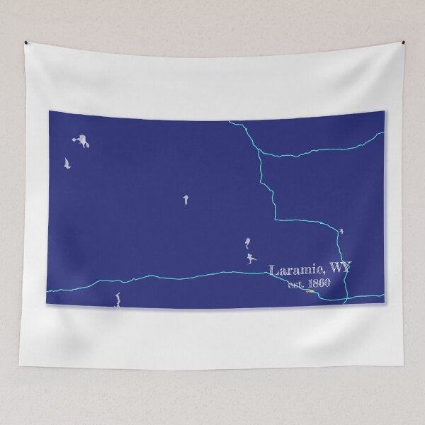Item preview, Laramie, WY [Blue] designed and sold by PhilbonianDezin.