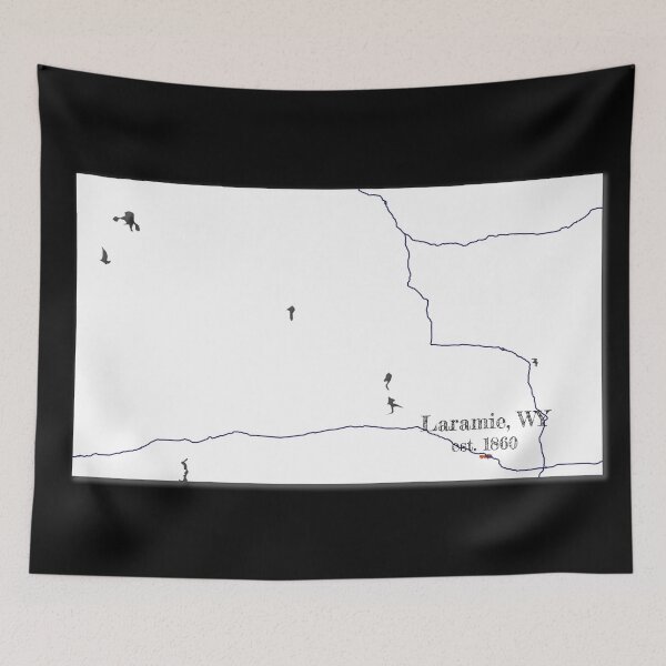 Item preview, Laramie, WY [White] designed and sold by PhilbonianDezin.