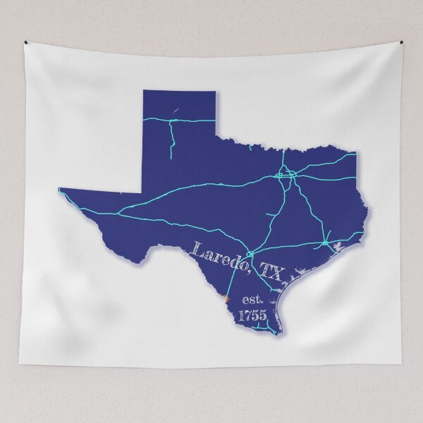 Item preview, Laredo, TX [Blue] designed and sold by PhilbonianDezin.