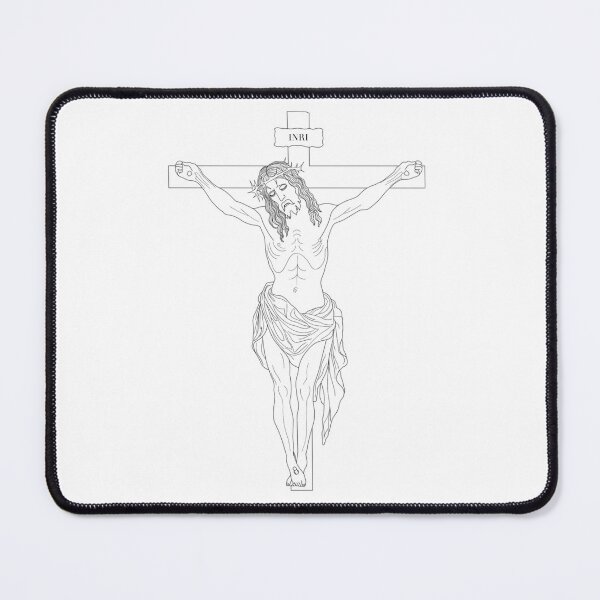 Item preview, Jesus On The Cross: Black & White designed and sold by mstevensonrb1.