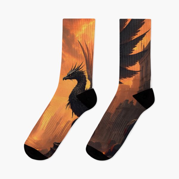 Item preview, The Phoenix of the Burning City designed and sold by oanaunciuleanu.