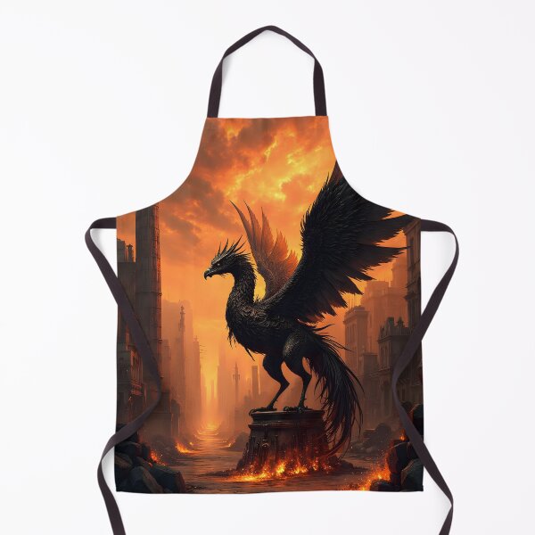 Item preview, The Phoenix of the Burning City designed and sold by oanaunciuleanu.