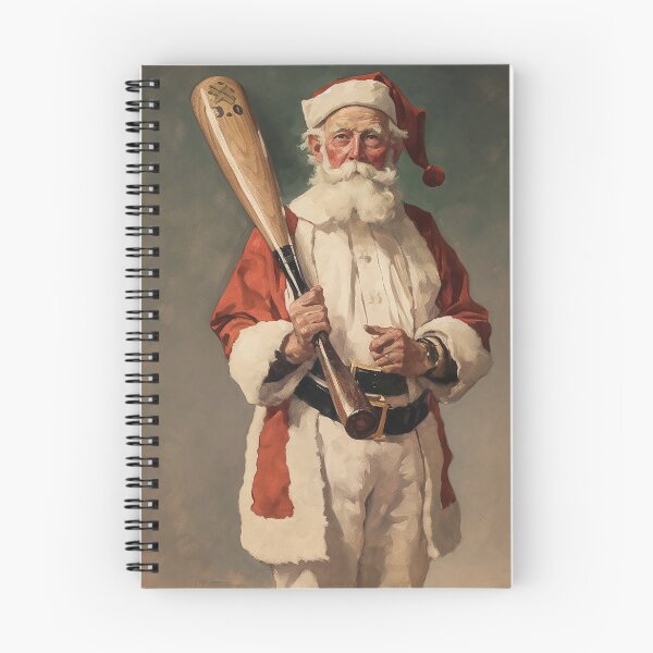 Item preview, Santa Playing Winter Baseball designed and sold by GiftSolutions.
