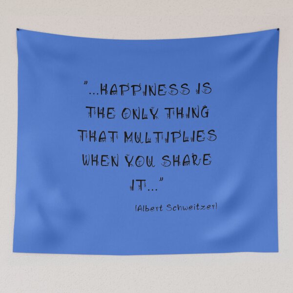 Item preview, Quote "happiness.." Albert Schweitzer designed and sold by MJLO STORY TIME.
