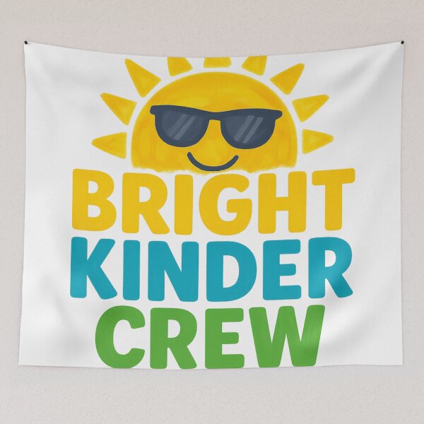 Item preview, Bright Kinder Crew – Back to School Design for Teachers & Students designed and sold by MamaCarmody.