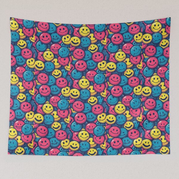 Item preview, happy face colorful art designed and sold by pksart1.
