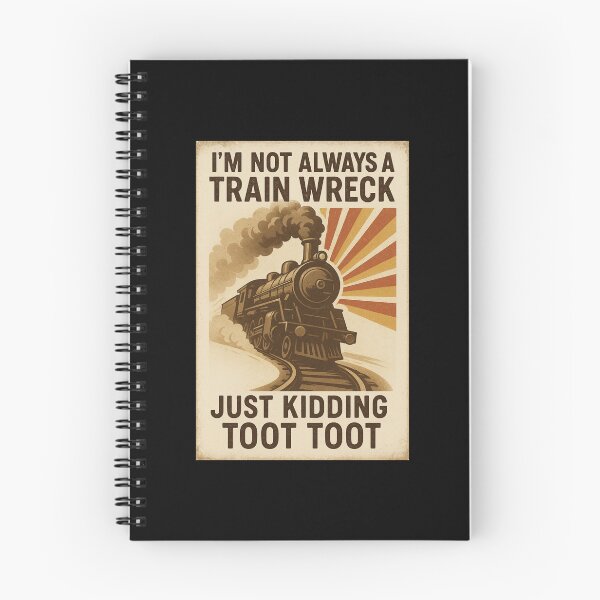 Item preview, I'm Not Always A Train Wreck Just Kidding Toot, Funny Train Quote, Train Wreck, Trainwreck Humor, Train Lover designed and sold by Orvista.
