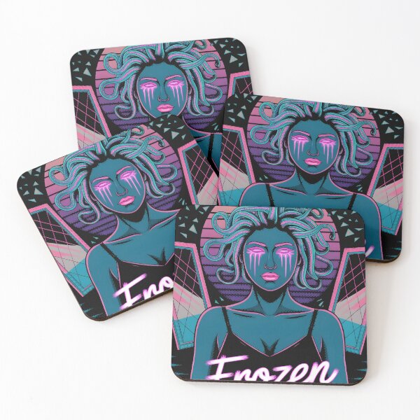 Item preview,  Medusa Synthwave: Don't Stare - Neon Streetwear Design designed and sold by AV.