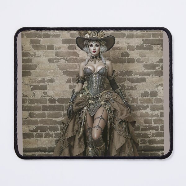 Item preview, Steampunk Queen 2 The Mechanized Muse in Sepia designed and sold by tarotstarostina.
