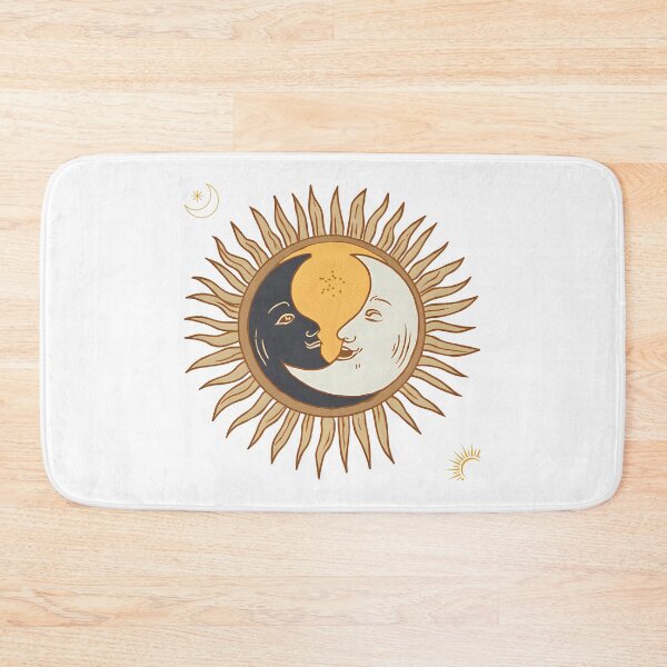Item preview, Sun and moon embracing designed and sold by lunadesignsmoon.