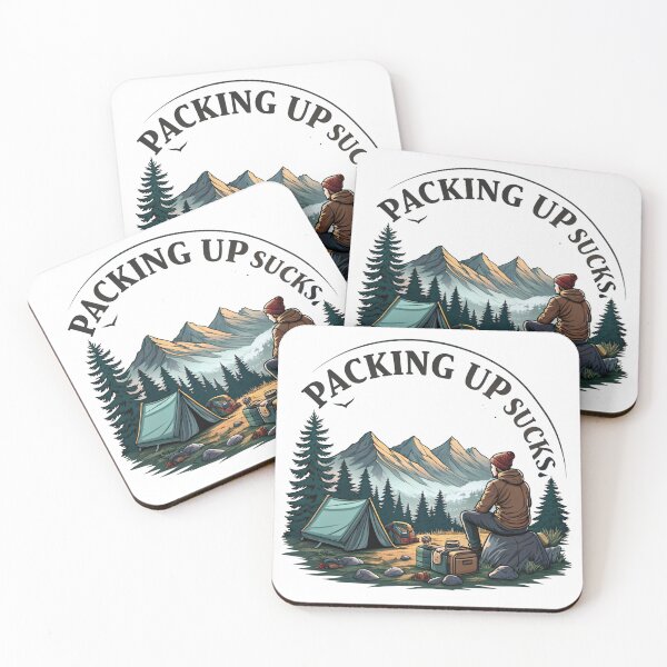 Item preview, Camping Morning Mountain Scene designed and sold by Designoverdose.