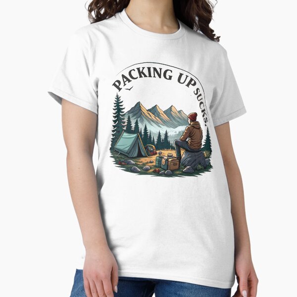 Item preview, Camping Morning Mountain Scene designed and sold by Designoverdose.