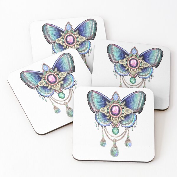 Item preview, blue butterfly designed and sold by MadomiArt.