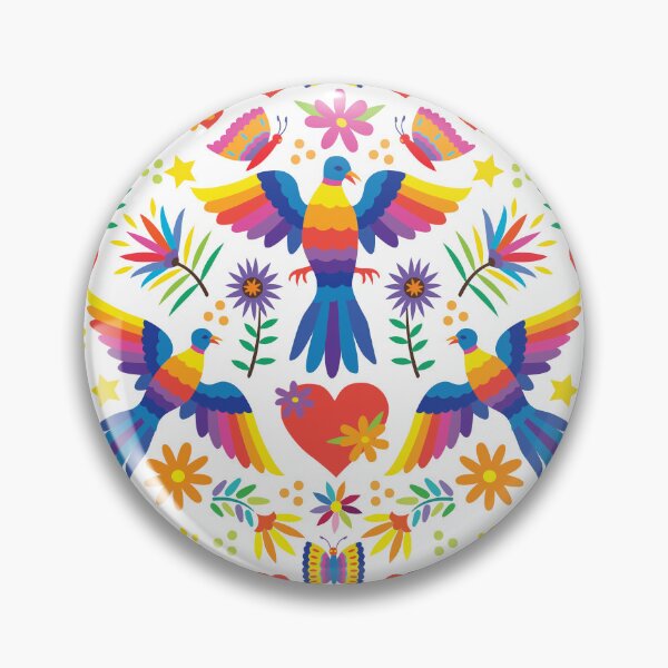 Item preview, Otomi Rainbow Birds designed and sold by Pamelandia.