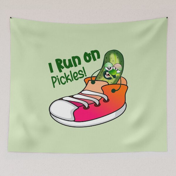 Item preview, RUNNER FUNNY CUCUMBER designed and sold by minimalartstory.