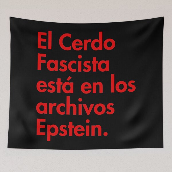 Item preview, El cerdo fascista está en los archivos Epstein designed and sold by Thelittlelord.