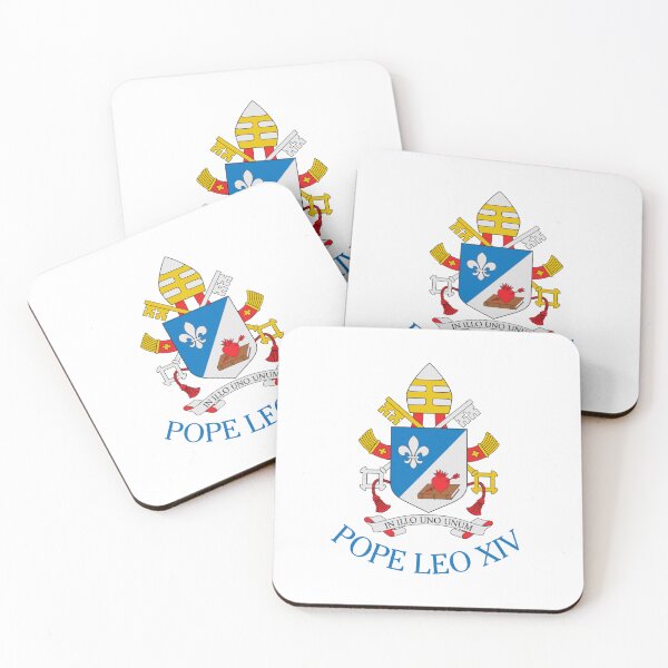 Item preview, Coat of Arms of Pope Leo XIV designed and sold by jeshands.