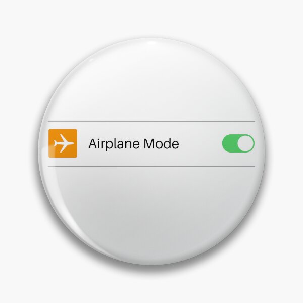 Item preview, Flight Mode: ON – Minimal Aviation Lover Design designed and sold by AirmanTalha.