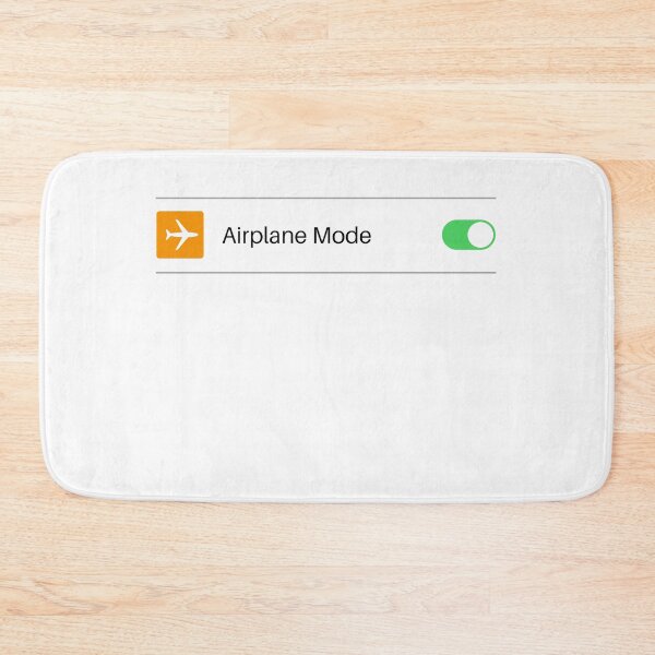 Item preview, Flight Mode: ON – Minimal Aviation Lover Design designed and sold by AirmanTalha.