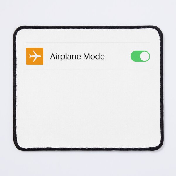 Item preview, Flight Mode: ON – Minimal Aviation Lover Design designed and sold by AirmanTalha.