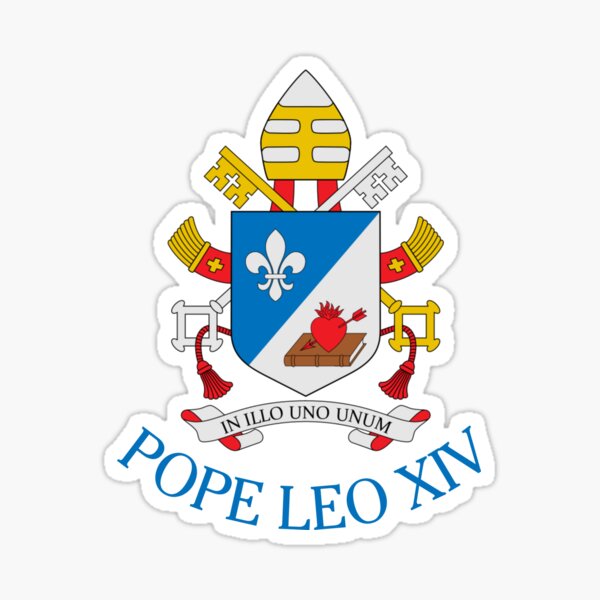 Item preview, Coat of Arms of Pope Leo XIV designed and sold by jeshands.