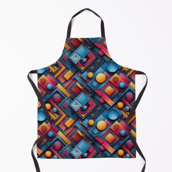 Item preview, Abstract Geometric Shapes with Red and Blue designed and sold by NTGUILTY.
