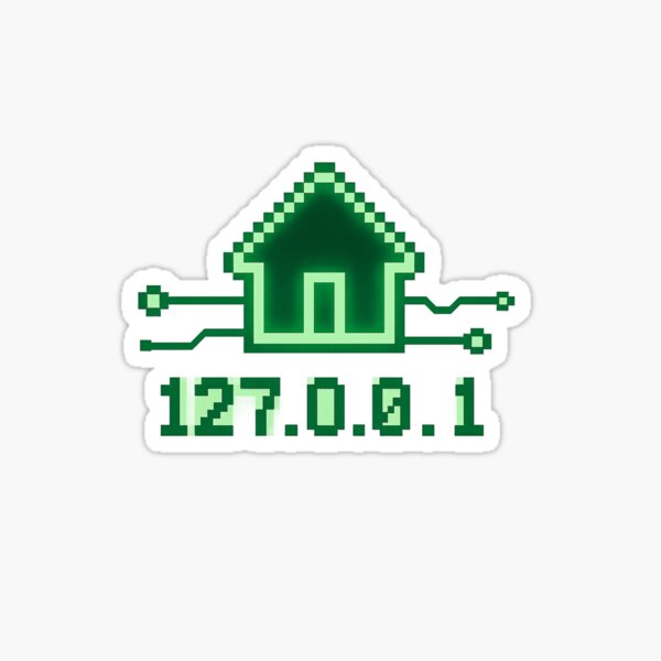 Item preview, Nerdy IP Joke Design - There’s No Place Like 127.0.0.1 designed and sold by NovaMoodCo.