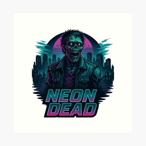 Item preview, Neon Zombie Dead City designed and sold by JonelleTshirts.