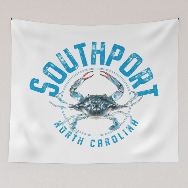 Item preview, Southport North Carolina Blue Crab Design designed and sold by Futurebeachbum.