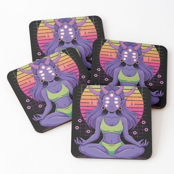 Item preview, Inner Chaos: Psychedelic Demon Girl - Dark Mystic Synthwave designed and sold by AV.