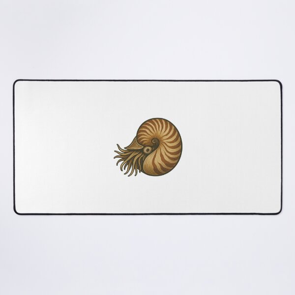 Item preview, Nautilus Shell Drawing – Prehistoric Ocean Cephalopod Design designed and sold by Vendeloc.