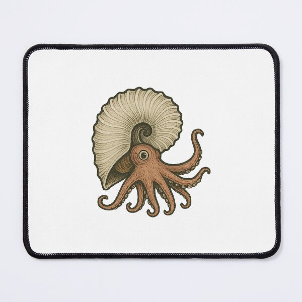 Item preview, Argonaut Octopus Art – Paper Nautilus Sea Creature Illustration designed and sold by Vendeloc.