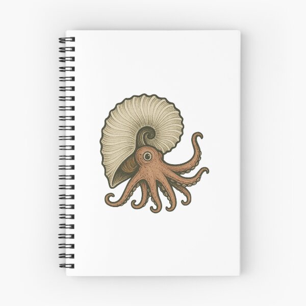 Item preview, Argonaut Octopus Art – Paper Nautilus Sea Creature Illustration designed and sold by Vendeloc.