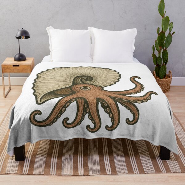 Item preview, Argonaut Octopus Art – Paper Nautilus Sea Creature Illustration designed and sold by Vendeloc.