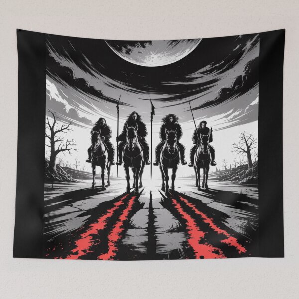 Item preview, The Four Horsemen  designed and sold by CleverCulture.