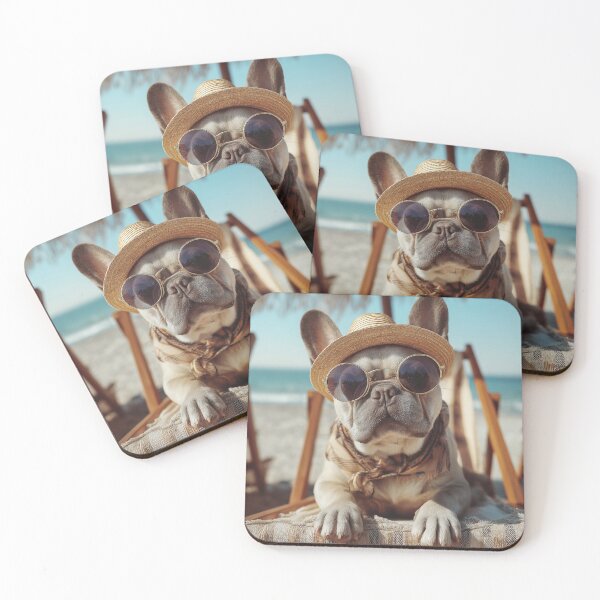 Item preview, Frenchie on Holiday designed and sold by Julia Roach.