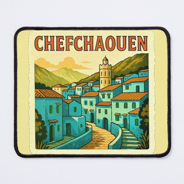 Item preview, Chefchaouen, Morocco - Blue City Vintage designed and sold by Myra365Art.