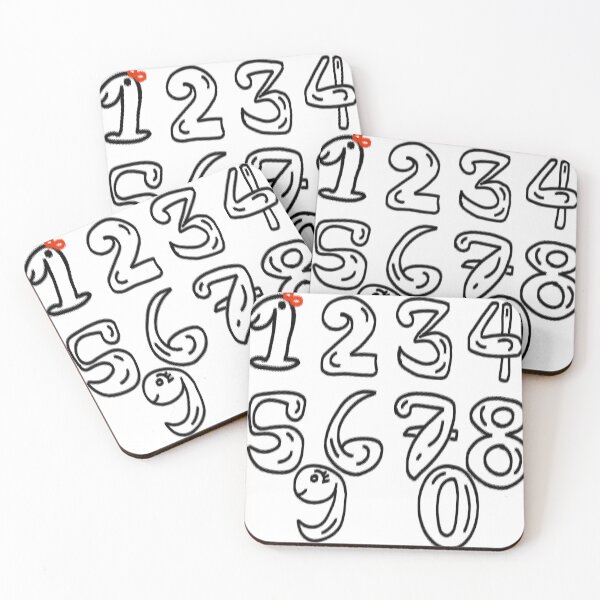 Item preview, Letters, numbers 1,2,3,4,5,6,7,8,9,0, png illustration designed and sold by Nuynuyshop.