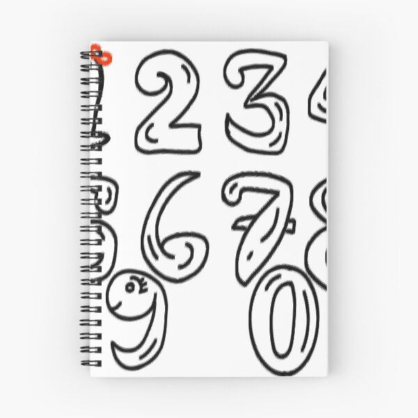 Item preview, Letters, numbers 1,2,3,4,5,6,7,8,9,0, png illustration designed and sold by Nuynuyshop.