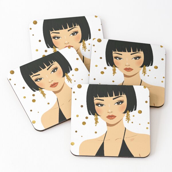 Item preview, Dolled Up Radiant Soul — Celestial Pop Art Portrait of a Strong Woman designed and sold by  Ojo de Lilith.