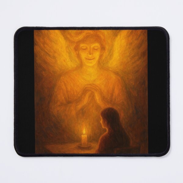 Item preview, Guardian Angel and the Girl in the Candle Light designed and sold by tarotstarostina.